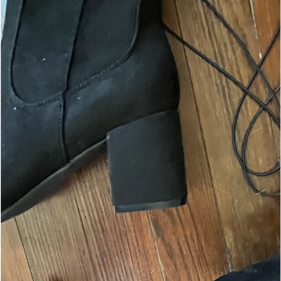Liz Claiborne tall over the knee black suede riding boots size 8 - Picture 7 of 8